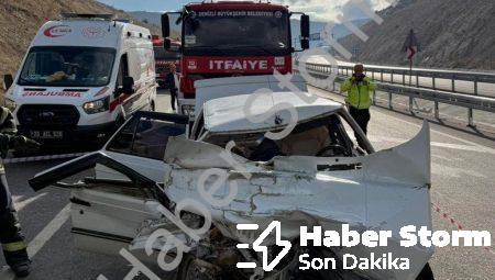 Denizli Honaz Tüneli Çıkışında Feci Kaza: 1 Ölü, 1 Yaralı
