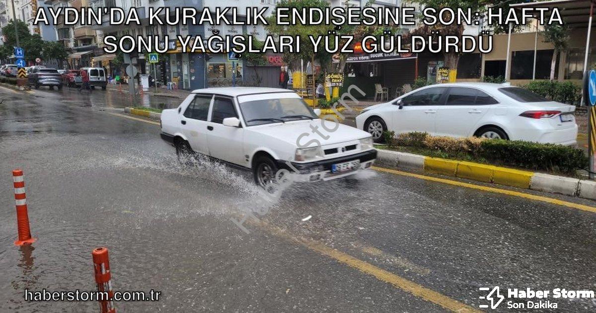 "Aydın'da Kuraklık Endişesine Son: Hafta Sonu Yağışları Yüz Güldürdü" başlıklı haber için fotorealis