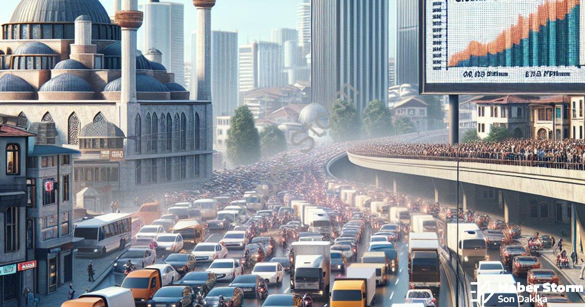 "Kütahya'da Araç Sayısı Nüfusu Solladı: Artış Hızı Rekor Kırıyor" başlıklı haber için fotorealistik,