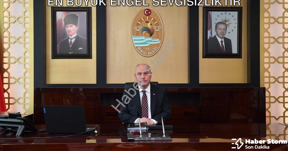 "Denizli Valisi Coşkun'dan Anlamlı Mesaj: En Büyük Engel Sevgisizliktir" başlıklı haber için fotorea