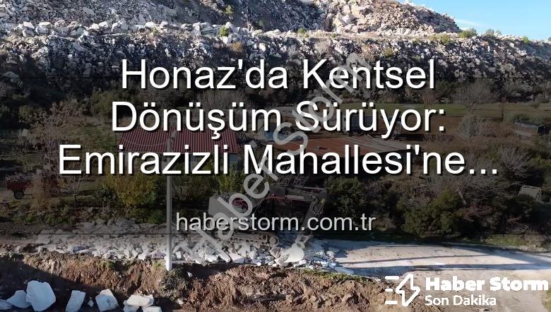 Honaz kentsel dönüşüm - Honaz'da Kentsel Dönüşüm Sürüyor: Emirazizli Mahallesi'ne Estetik Dokunuşlar