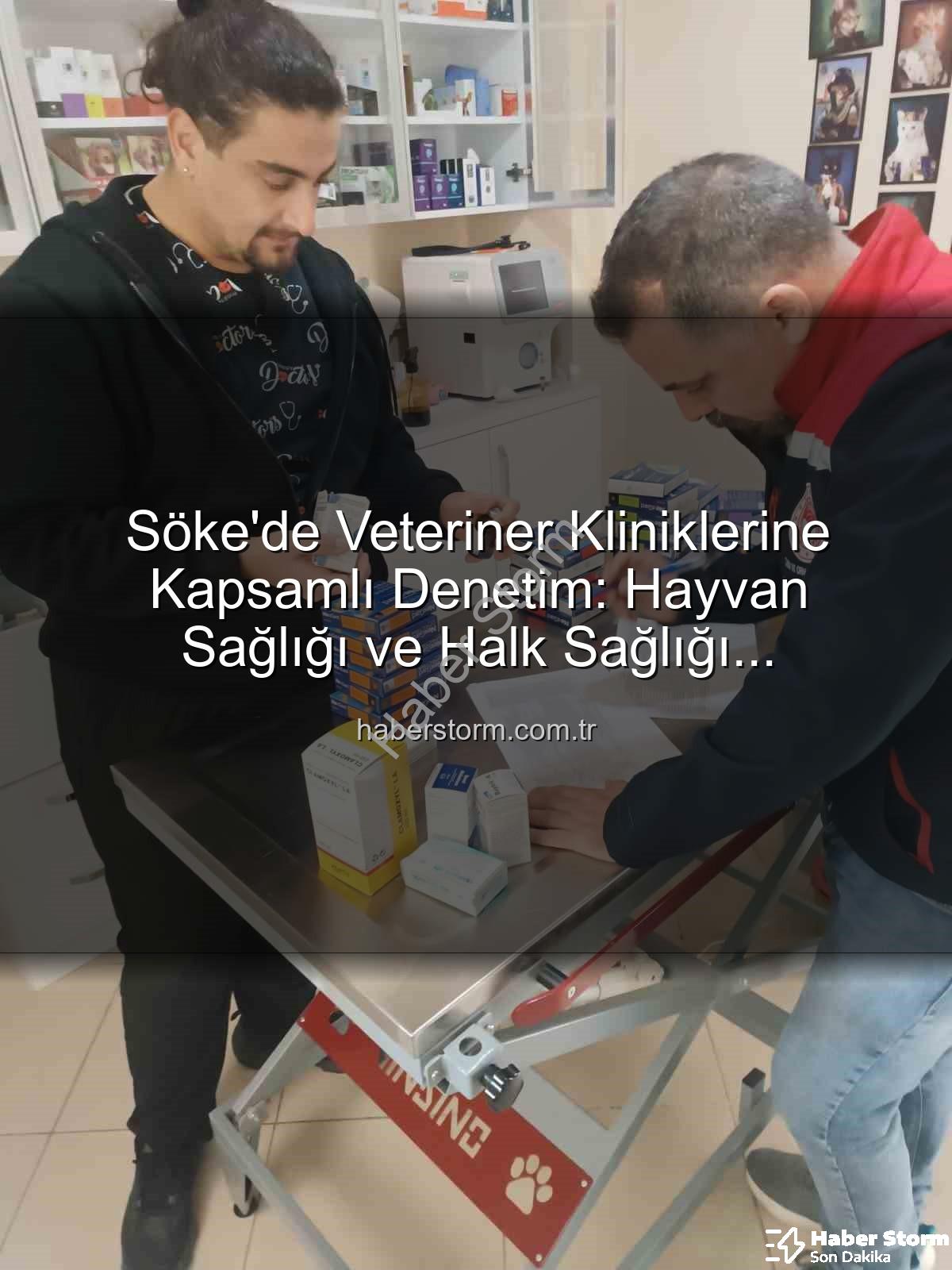 Söke veteriner denetim - Söke'de Veteriner Kliniklerine Kapsamlı Denetim: Hayvan Sağlığı ve Halk Sağlığı Önceliklendirildi