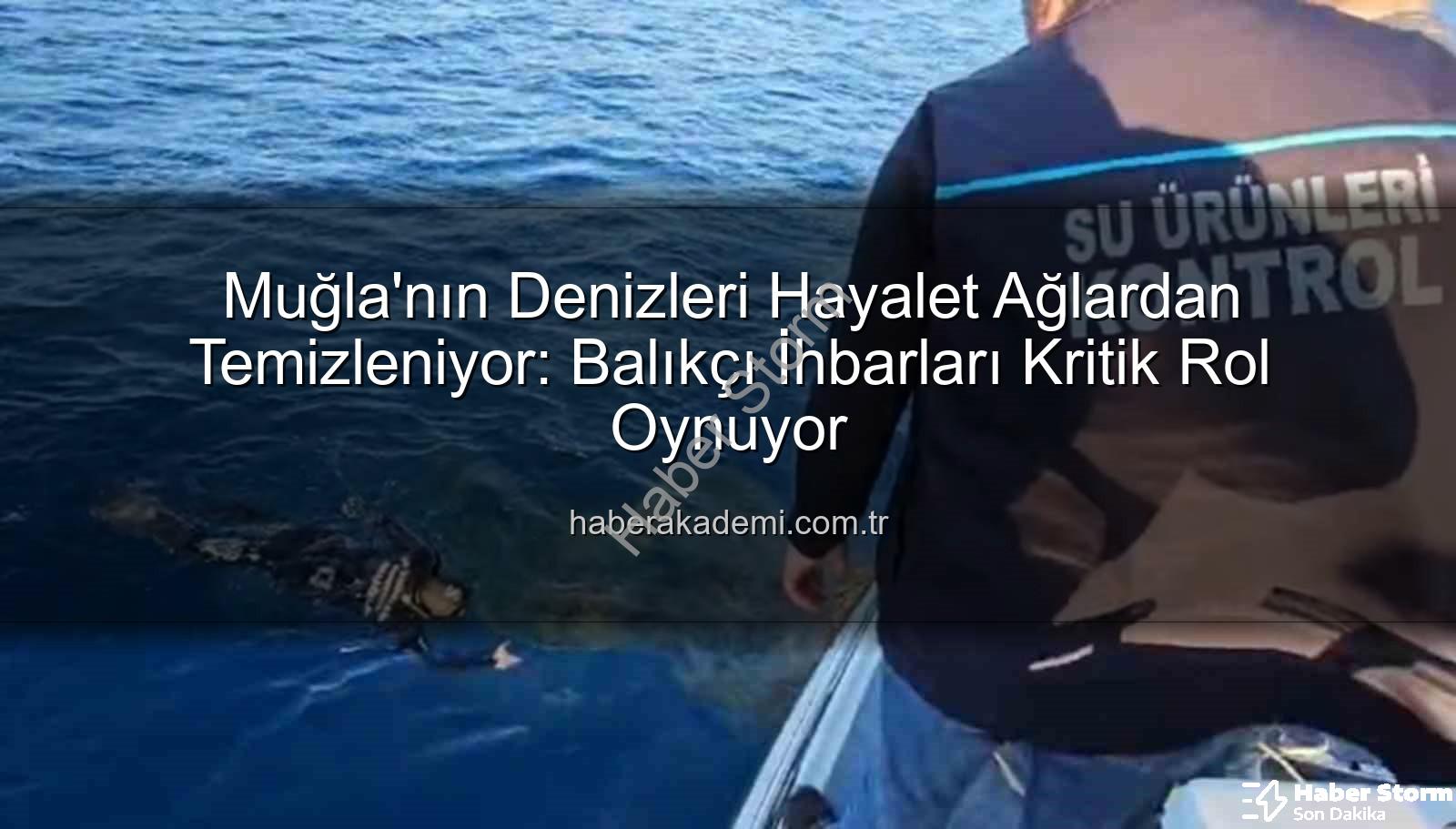 hayalet ağ temizleme - Muğla Denizleri Hayalet Ağlardan Temizleniyor: Balıkçı İhbarları Hayata Geçti