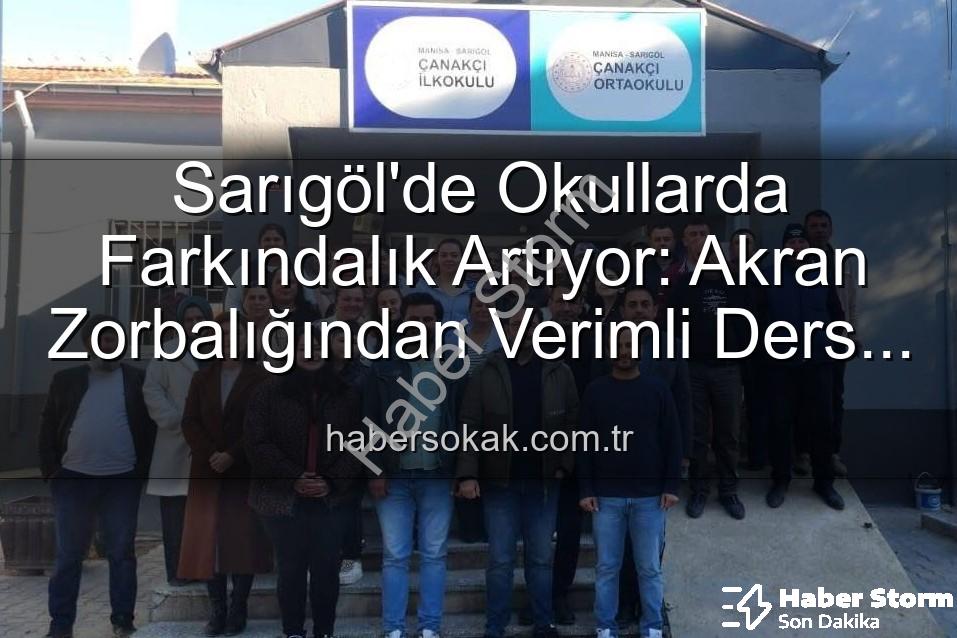 farkındalık seferberliği - Sarıgöl'de Eğitimde Farkındalık Devrimi: Okullarda Yeni Dönem Başladı