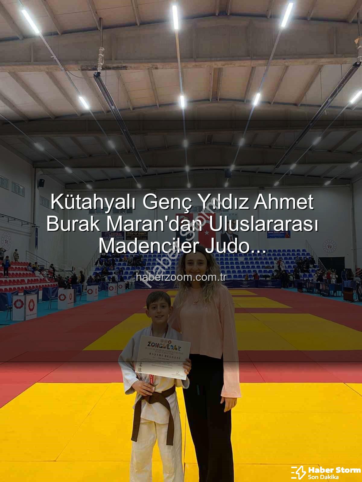 Ahmet Burak Maran - Kütahyalı Genç Yetenek Ahmet Burak Maran'dan Zonguldak'ta Bronz Madalya: Madenciler Judo Turnuvası'nda Gurur Veren Başarı