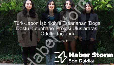 Türk-Japon İşbirliğiyle Tasarlanan ‘Doğa Dostu Kütüphane’ Projesi Uluslararası Ödülle Taçlandı