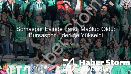Somaspor Evinde Farklı Mağlup Oldu: Bursaspor Liderliğe Yükseldi