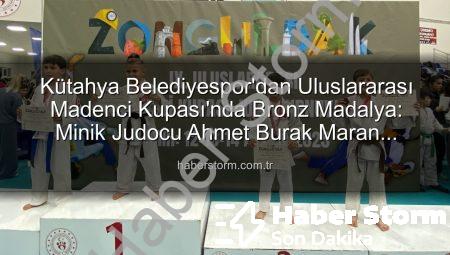 Kütahya Belediyespor’dan Uluslararası Madenci Kupası’nda Bronz Madalya: Minik Judocu Ahmet Burak Maran Sahne Aldı
