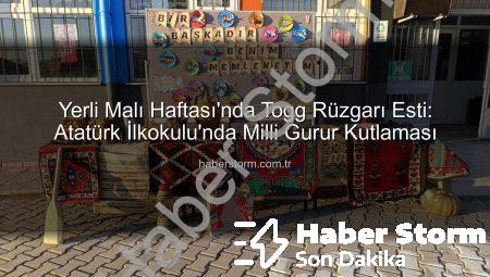 Yerli Malı Haftası’nda Togg Rüzgarı Esti: Atatürk İlkokulu’nda Milli Gurur Kutlaması
