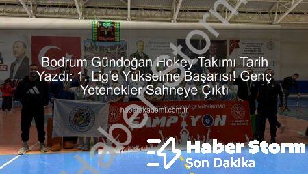 Bodrum Gündoğan Hokey Takımı’ndan Tarihi Başarı: 1. Lig’e Yükseldiler!