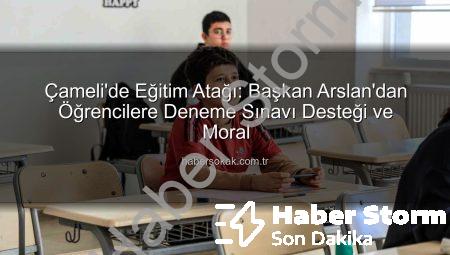 Çameli’de Eğitime Tam Destek: Belediye Öğrencilere Deneme Sınavı Fırsatı Sundu